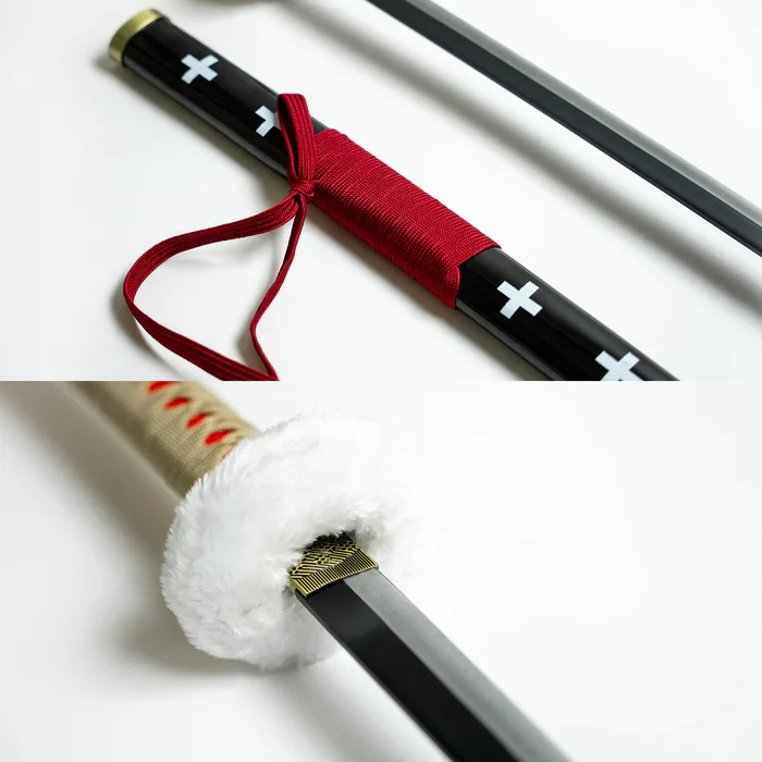 Sword Replica Katana One Piece Kikoku Nera e Rossa - Image 4
