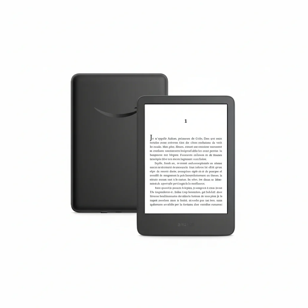 Tablet 6" Amazon Kindle E-Reader , E-Paper , Touchscren , 16GB Storage , WiFi , Black , B0CP31T5M6