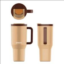Thermal Mug Kambukka Rio Tumbler with telescopic straw Almond Dream 950 ml - Image 2