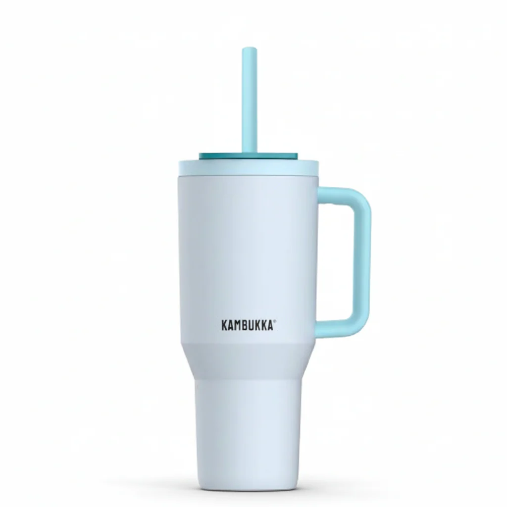 Thermal Mug Kambukka Rio Tumbler with telescopic straw Frosty Coconut 950 ml