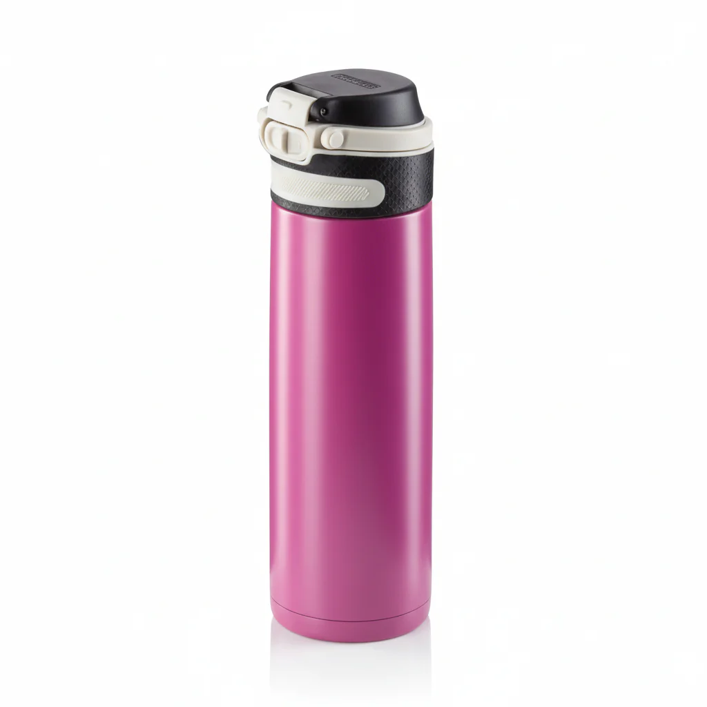 Thermal Mug Leifheit Flip Purple 600 ml