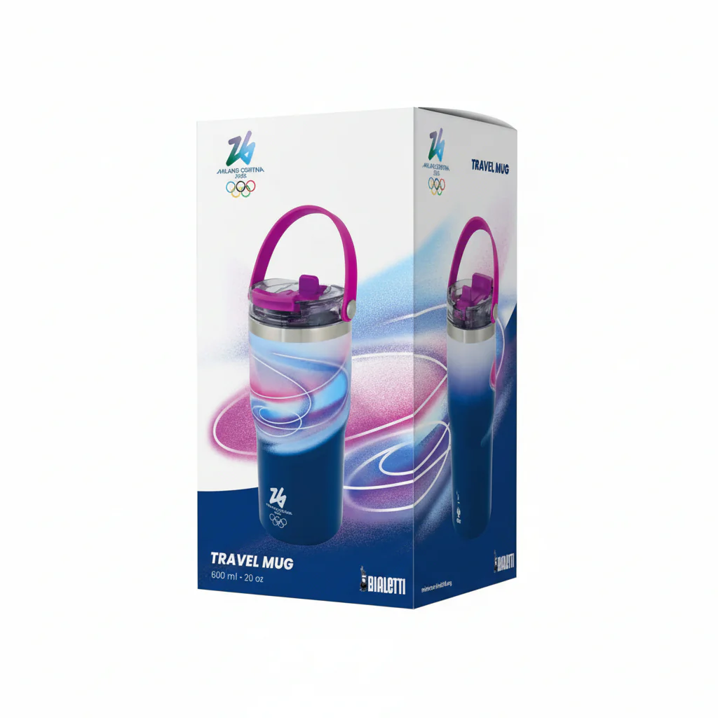 Travel Mug Bialetti Milano Cortina Purple