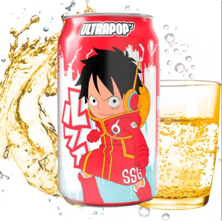 Ultra Ice Tea Can One Piece Luffy Lemon & Strawberry Flavor - Image 2