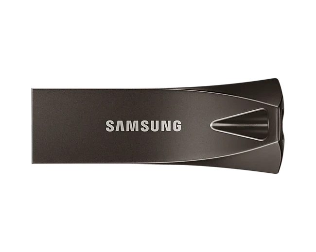USB-A Flash Drive 128GB Samsung Bar Plus , USB-A 3.1 , Titan grey , MUF-128BE4/APC