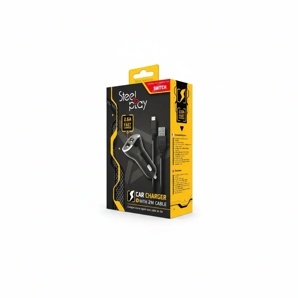 Usb Car Charger Steelplay 2 USB Ports