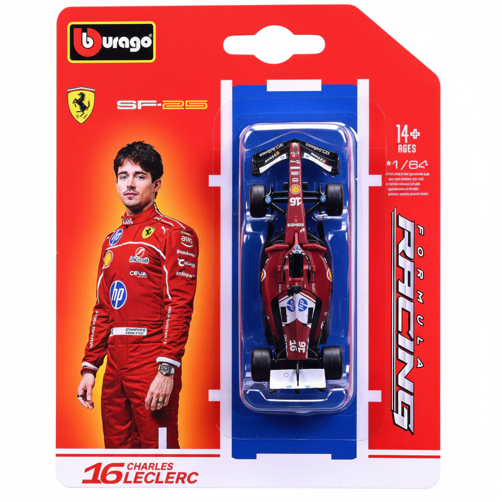 Vehicle Bburago F1 Ferrari SF-25 Charles Leclerc 1:64