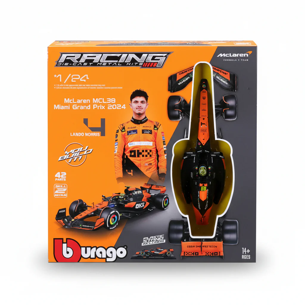 Vehicle Bburago F1 Mclaren Mcl38 Lando Norris 1:24