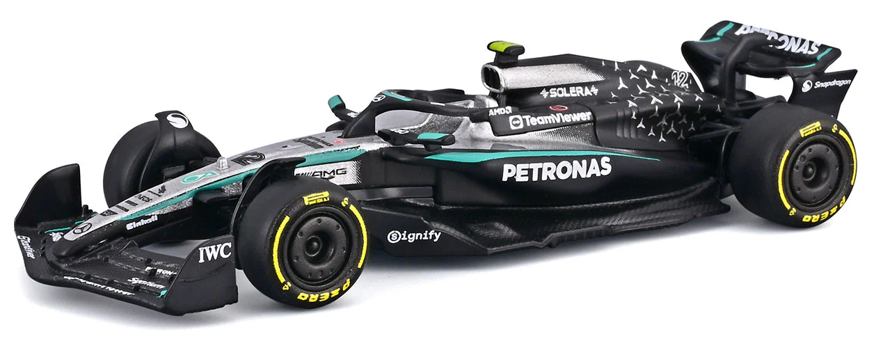 Vehicle Bburago F1 Mercedes-AMG F1 W16 25 Antonelli 1:64 - Image 2