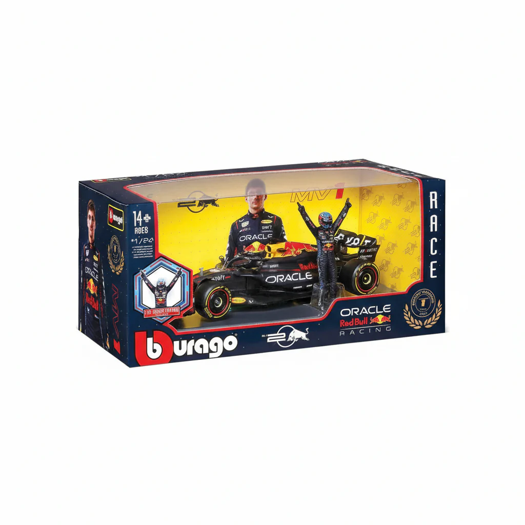 Vehicle Bburago F1 Red Bull Racing RB20 2024 w/Verstappen 1:24
