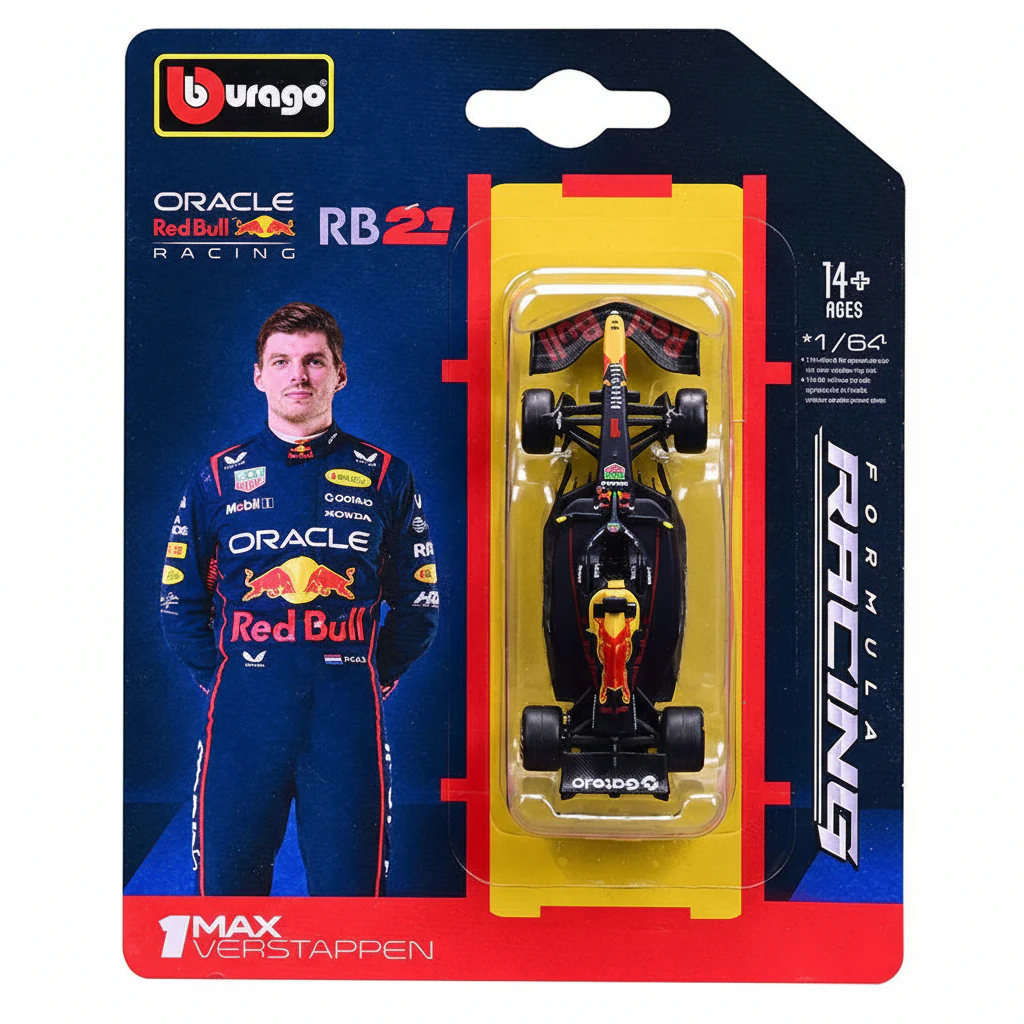 Vehicle Bburago F1 RedBull Racing RB21 25 Verstappen 1:64
