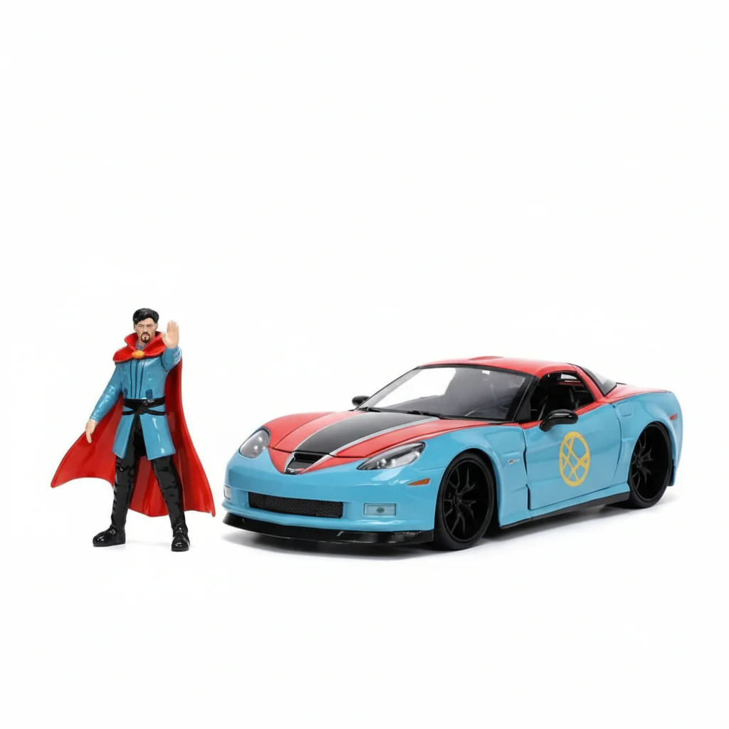 Vehicle Jada Chevrolet Corvette Z06 2006 With Doctor Strange 1:24