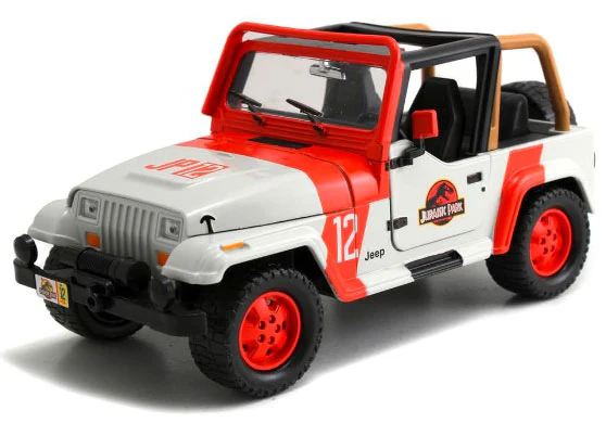 Vehicle Jada Jurassic Park Jeep Wrangler Die-Cast Scala 1:24 - Image 2