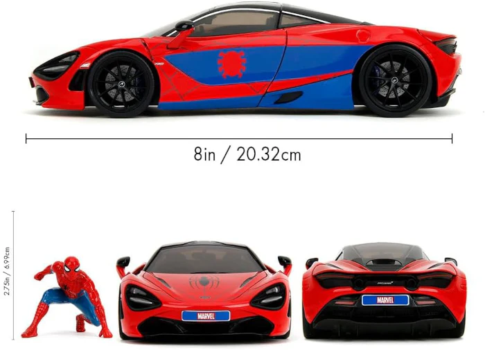 Vehicle Jada Marvel Spider-Man McLaren 720S 1:24 - Image 2