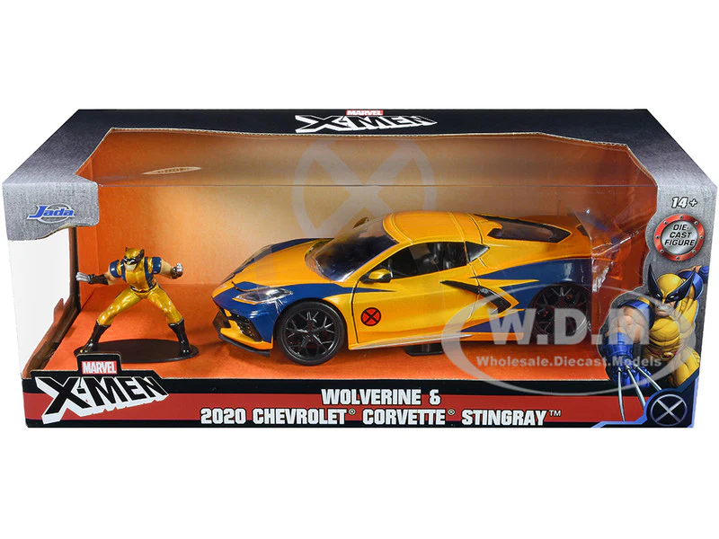 Vehicle Jada X-Men Wolverine Chevy Corvette 1:24 - Image 2
