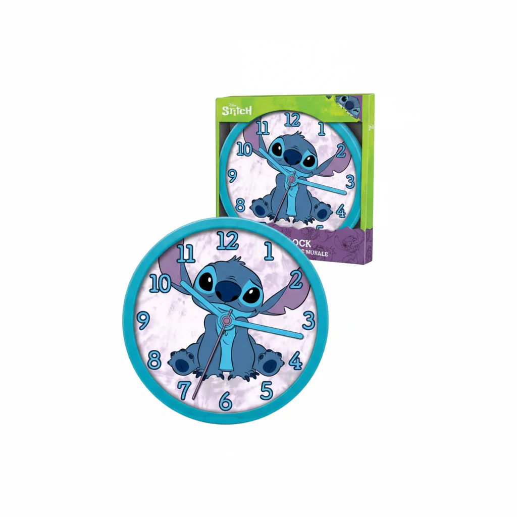 Wall Clock Disney Stitch