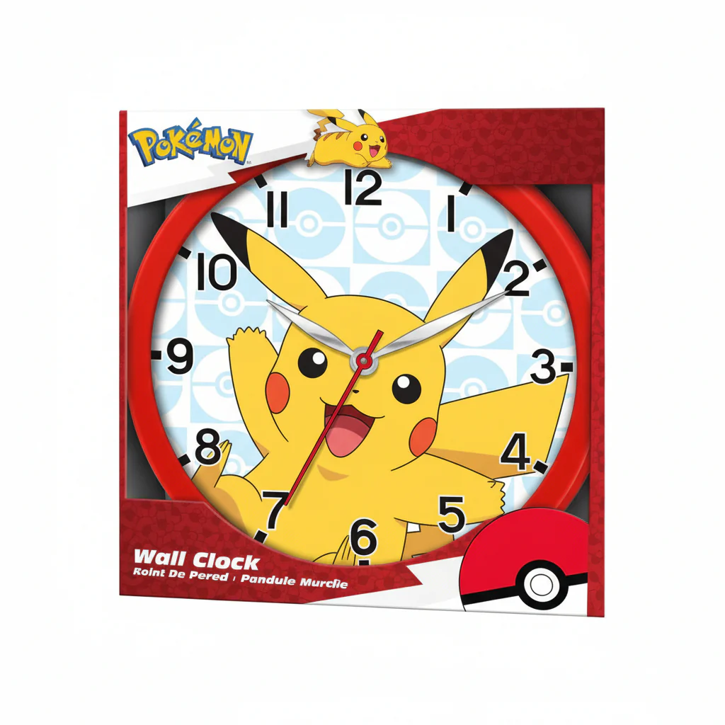 Wall Clock Pokémon Bros