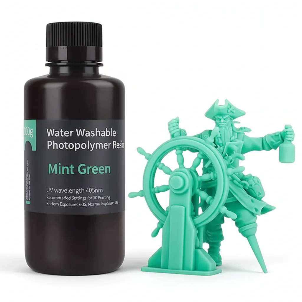 Water Washable Resin Elegoo 1kg Mint Green