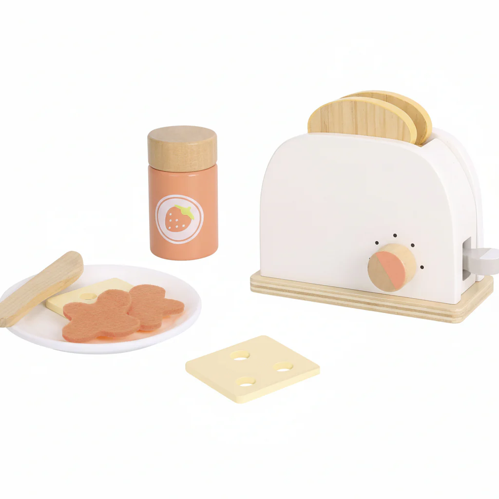 Wooden Toaster Set