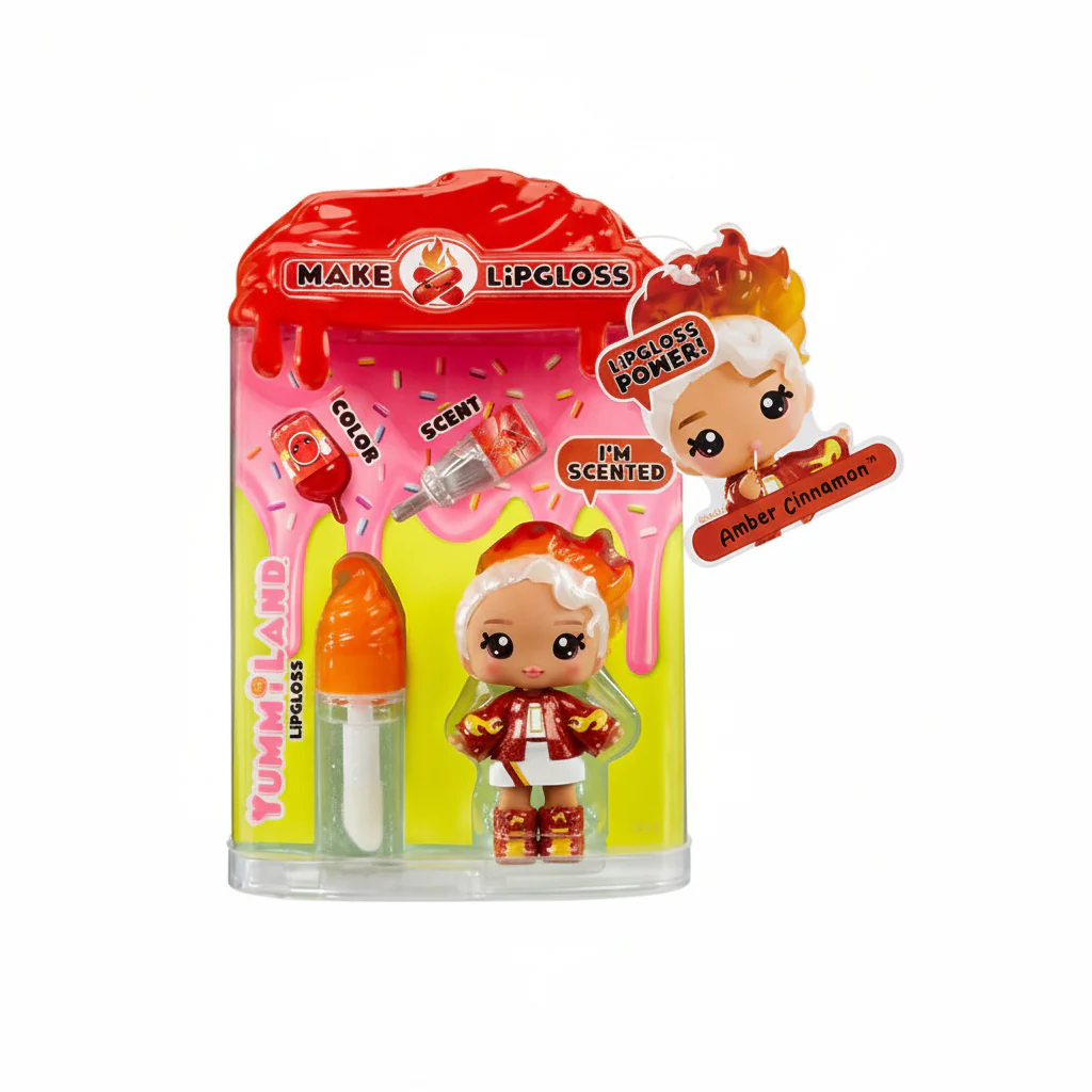 Yummiland Lip Gloss Doll Amber Cinnamon